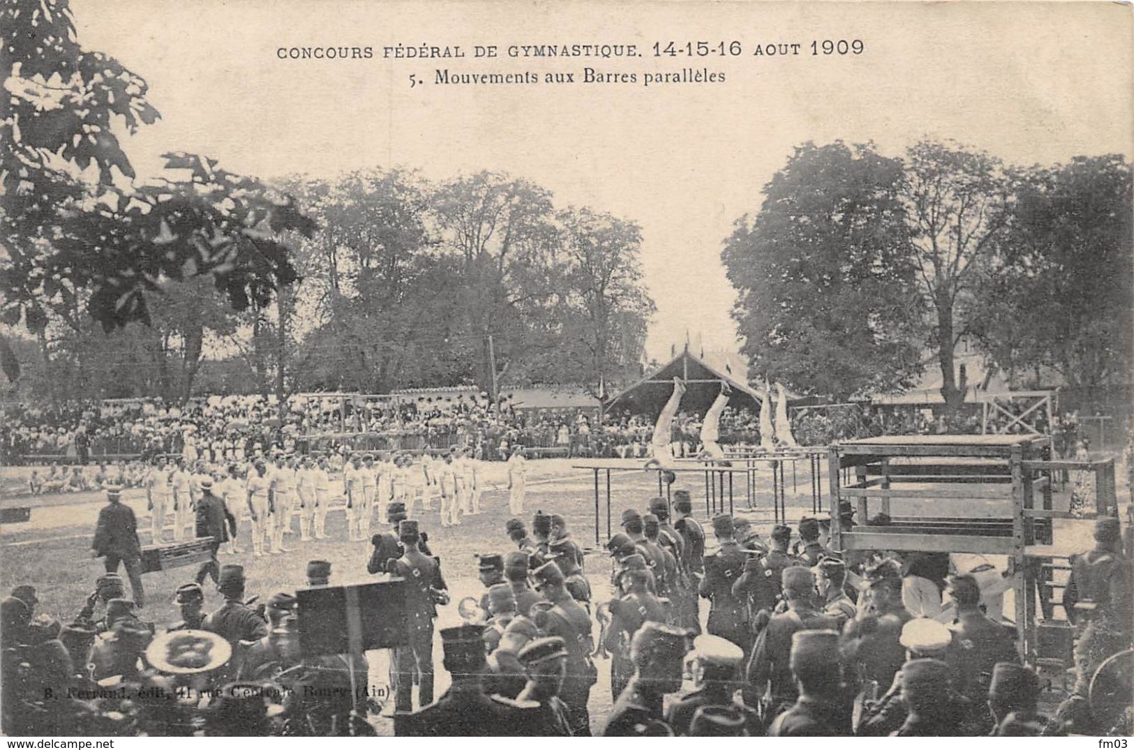 Bourg En Bresse Concours Gymnastique 1909 - Autres & Non Classés