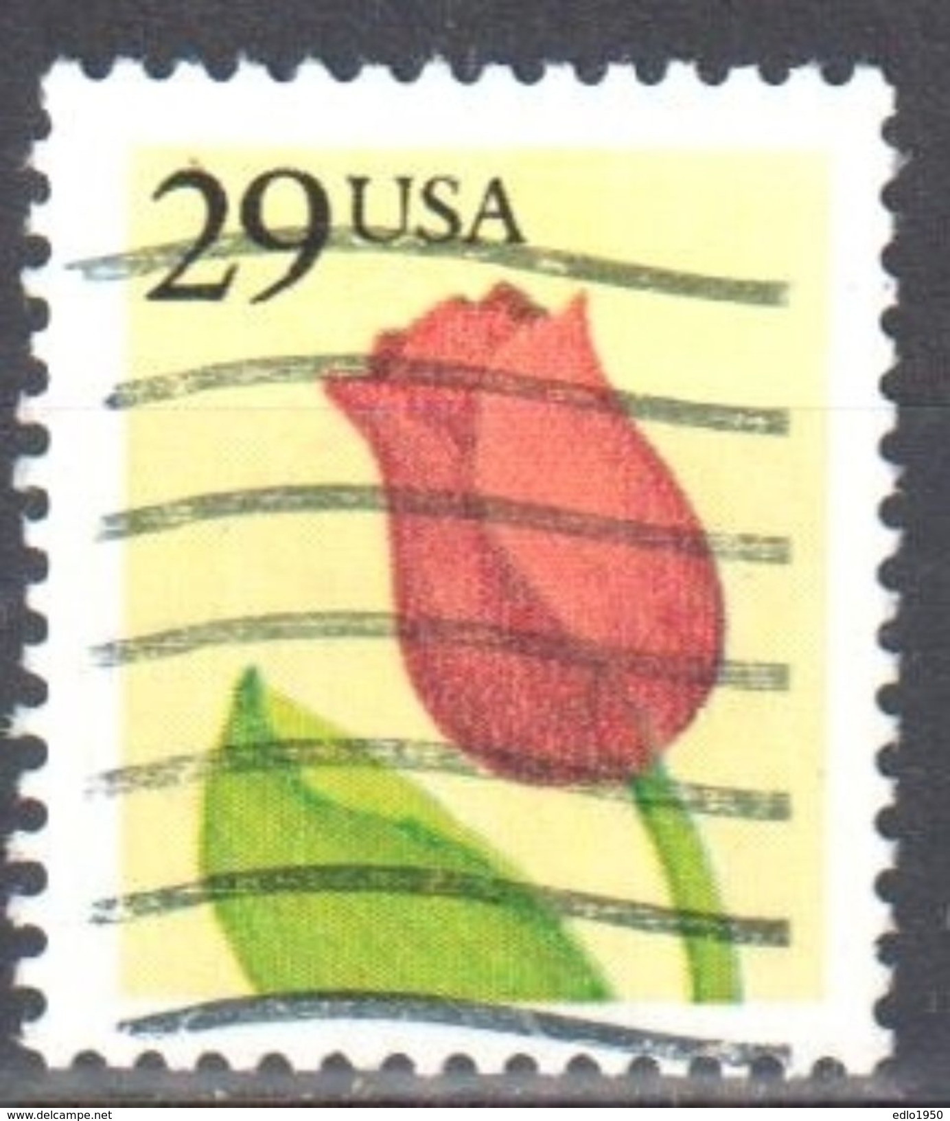 United States 1991 Flower - Sc # 2524 - Mi 2125 A - Used - Gebraucht