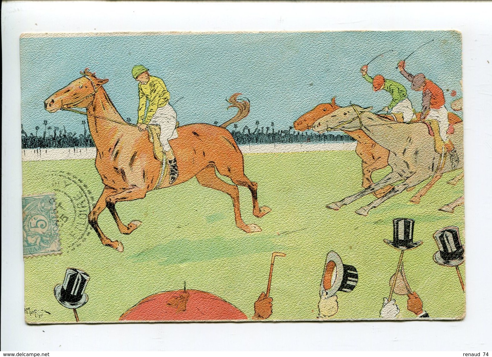 Chevaux Morin Illustrateur Course Hippique - Morin, Henri