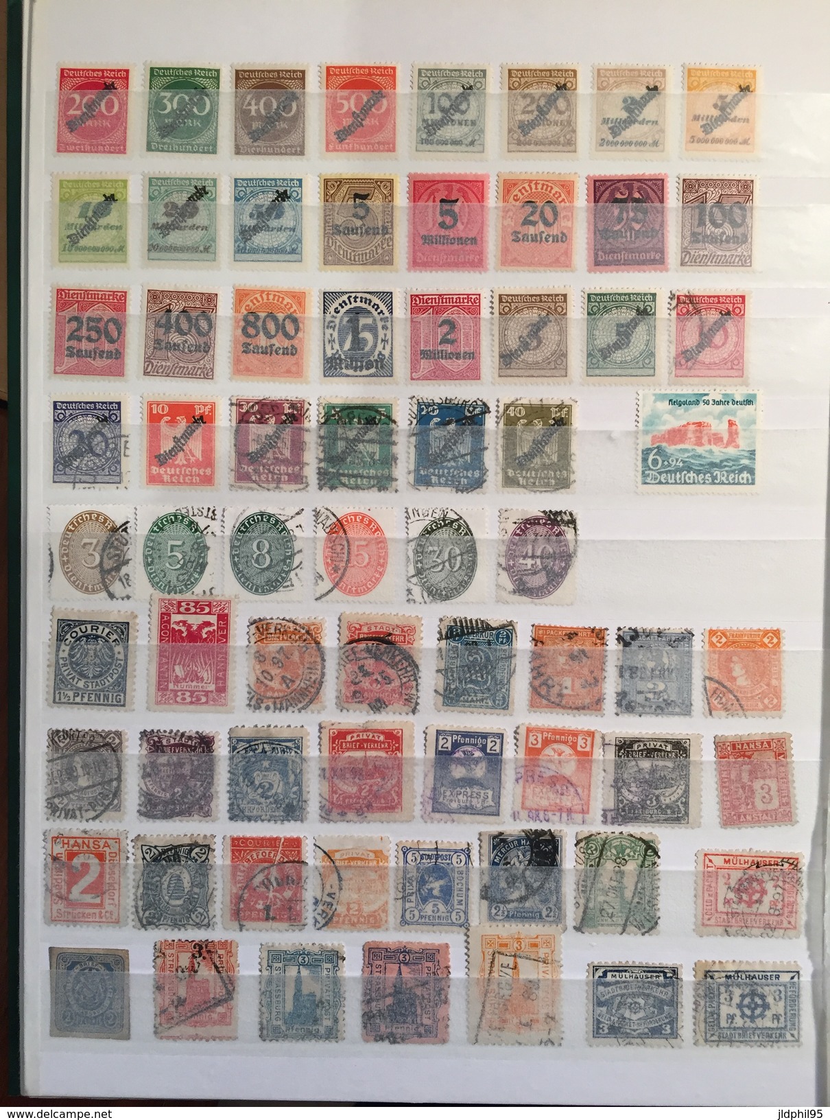 LOTS  - Albanie _  Allemagne -  + de 700 timbres, neuf ou oblitérés