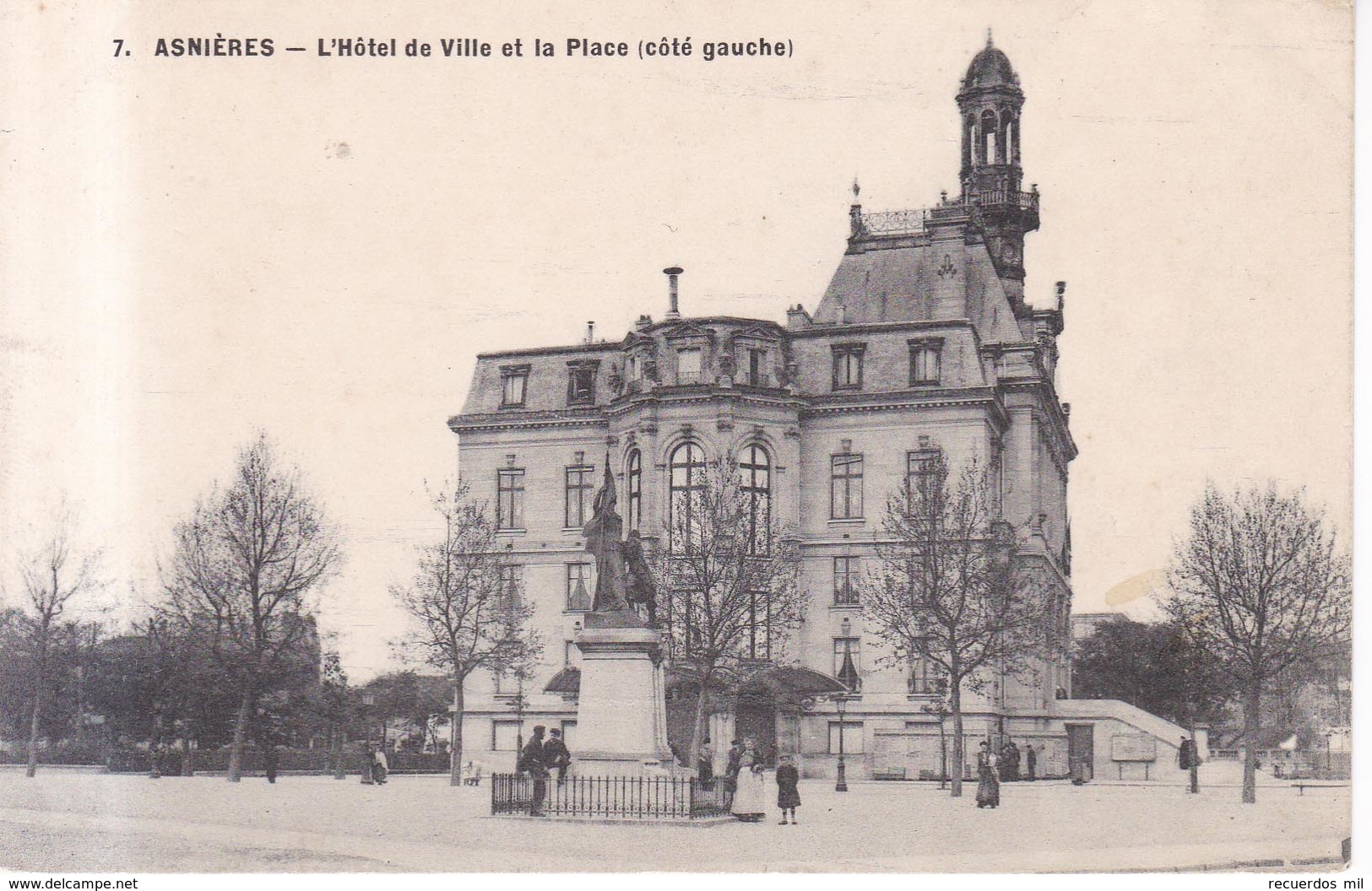 Asnieres L'Hotel De Ville 1913 - Arnières