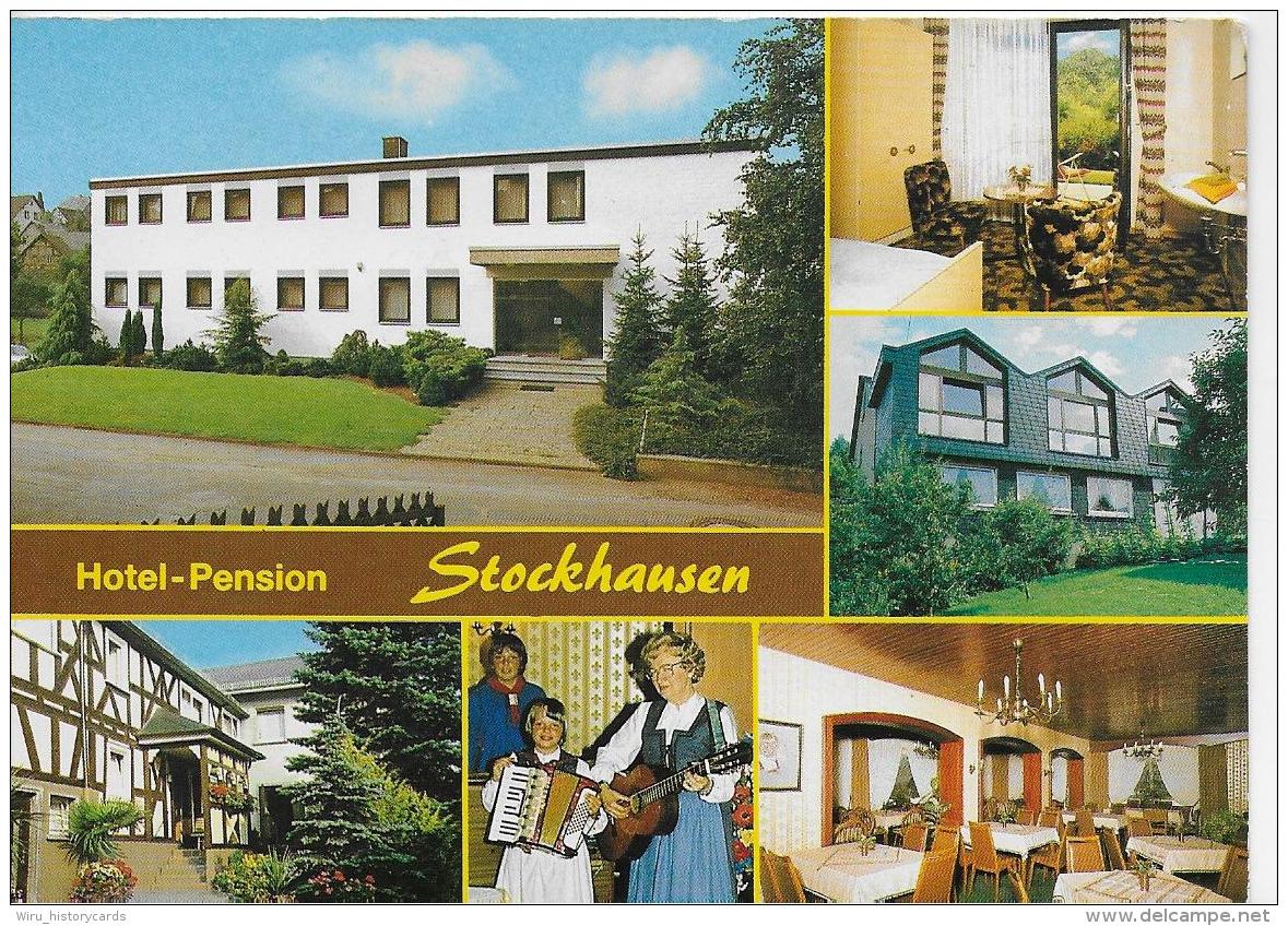 AK 0813  Hotel-Pension Stockhausen - Müschenbach-Hachenburg ( Westerwald ) - Hotels & Gaststätten