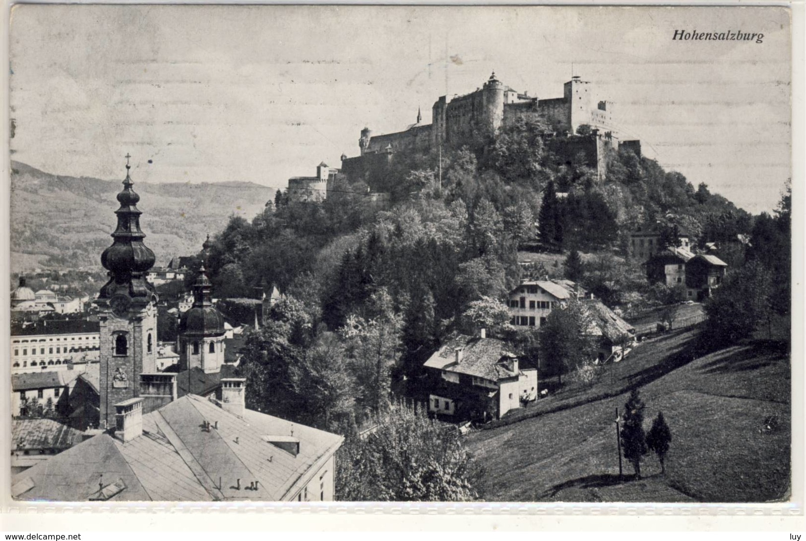 SALZBURG HOHENSALZBURG PANORAMA 1910 - Salzburg Stadt