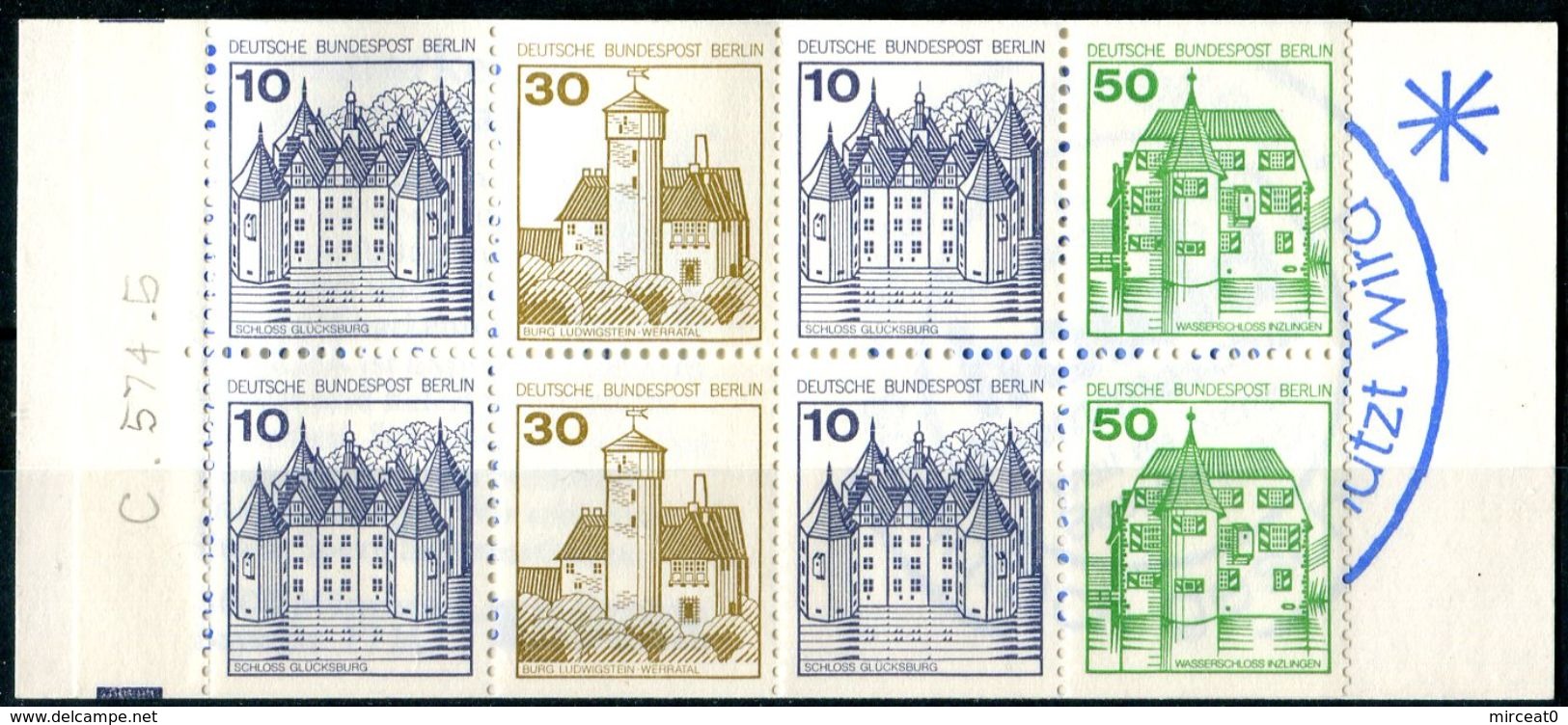 ALLEMAGNE / GERMANY BERLIN  1982  CARNET / BOOKLET  -  " CHATEAUX " -  1 CARNET / BOOKLET - Carnets