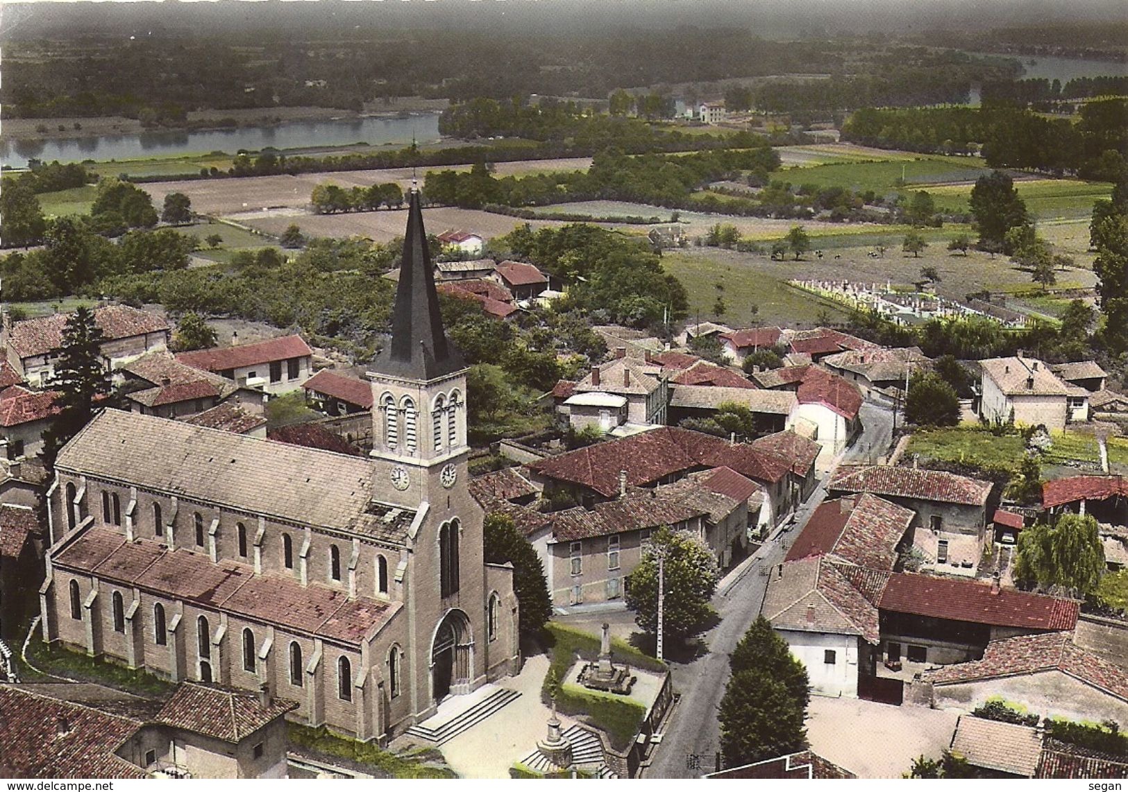 MOGNENEINS   VUE GENERALE    ANNEE 1973 - Non Classés