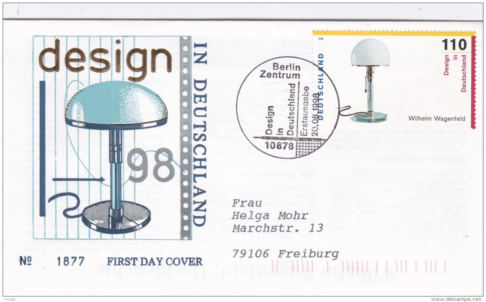 Germany FDC   1998  Design In Deutschland (DD14-19) - Other & Unclassified