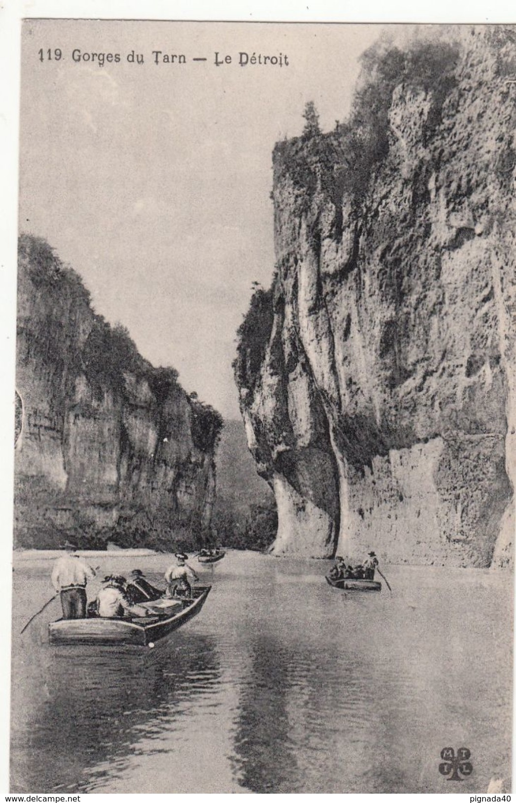 Cp , 48 , GORGES DU TARN , Le Détroit - Gorges Du Tarn