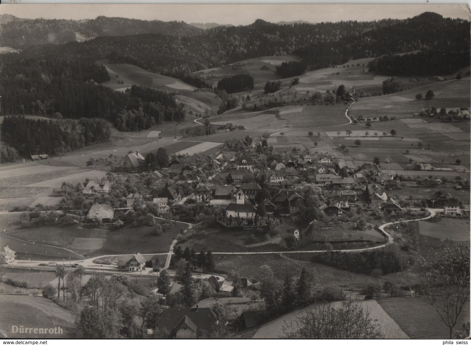 Dürrenroth - Generalansicht Mit Bahnhof - Photo: E. Hiltbrunner - Dürrenroth