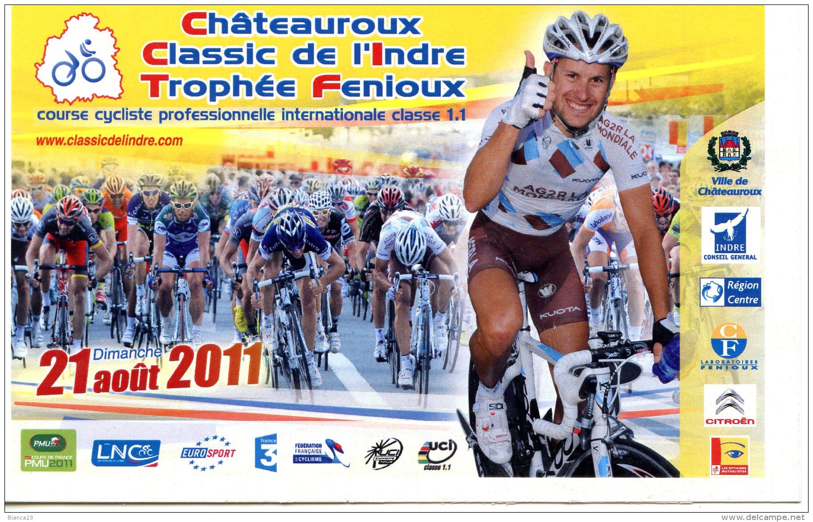 6553  Cp Cyclisme Classic De L'Indre 2011 - Cyclisme