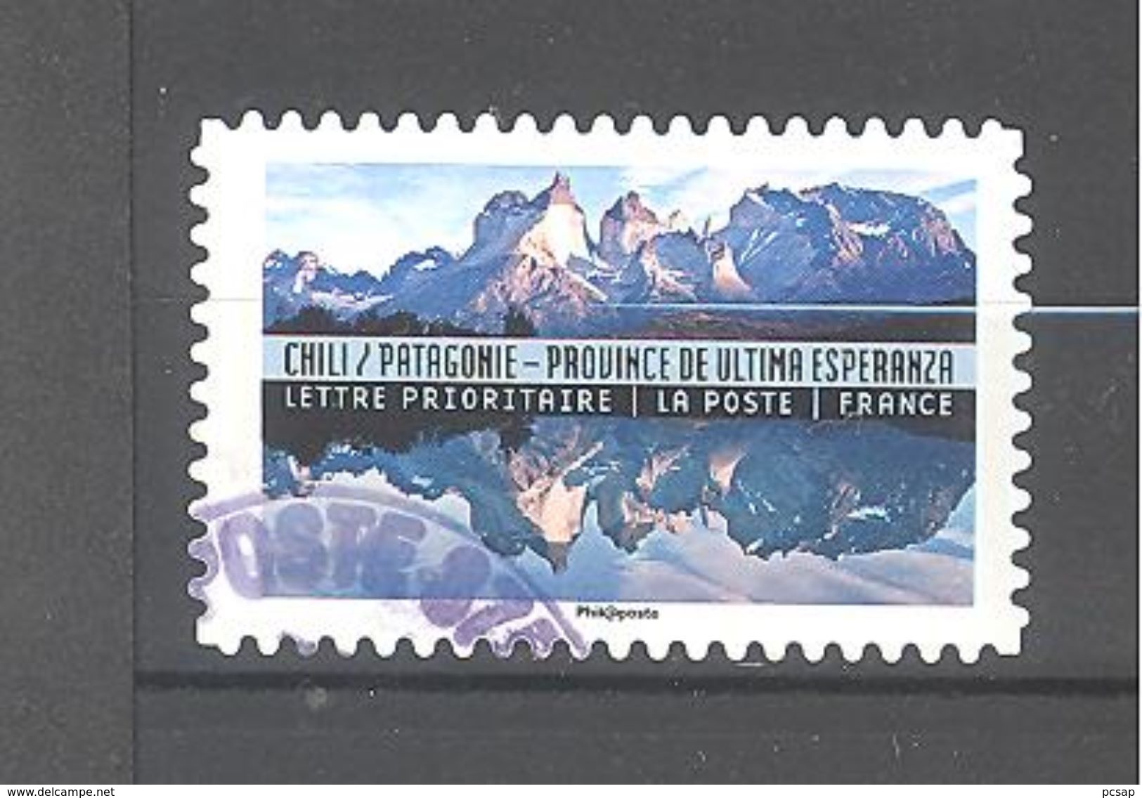 France Autoadhésif Oblitéré N°1371 (Reflets Paysages Du Monde - Chili) (cachet Rond) - Oblitérés