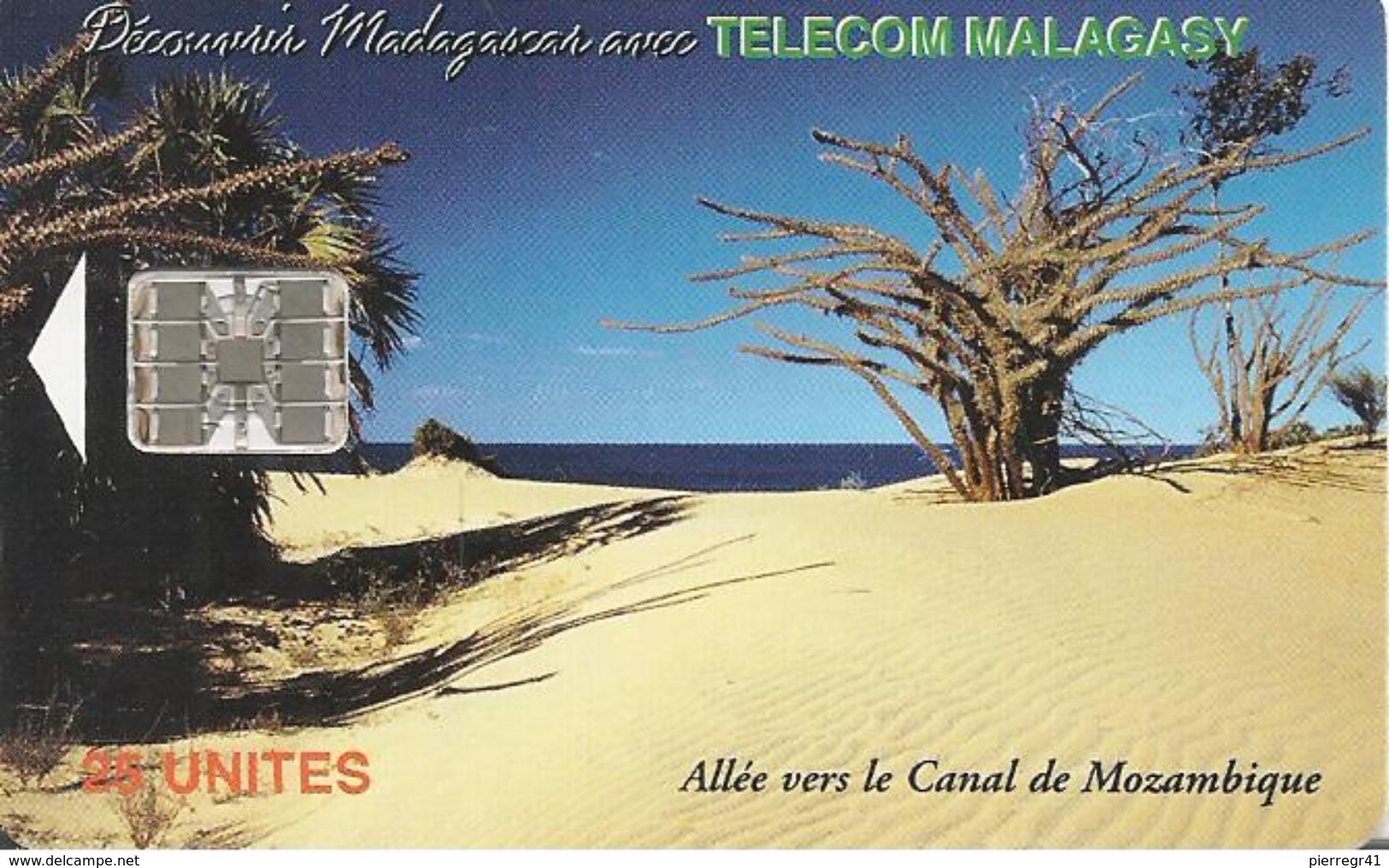 CARTE+ PUCE-25U--SC7-MADAGASCAR-ALLEE Vers Le CANAL Du MOZAMBIQUE-500000 Ex-TBE - Madagascar