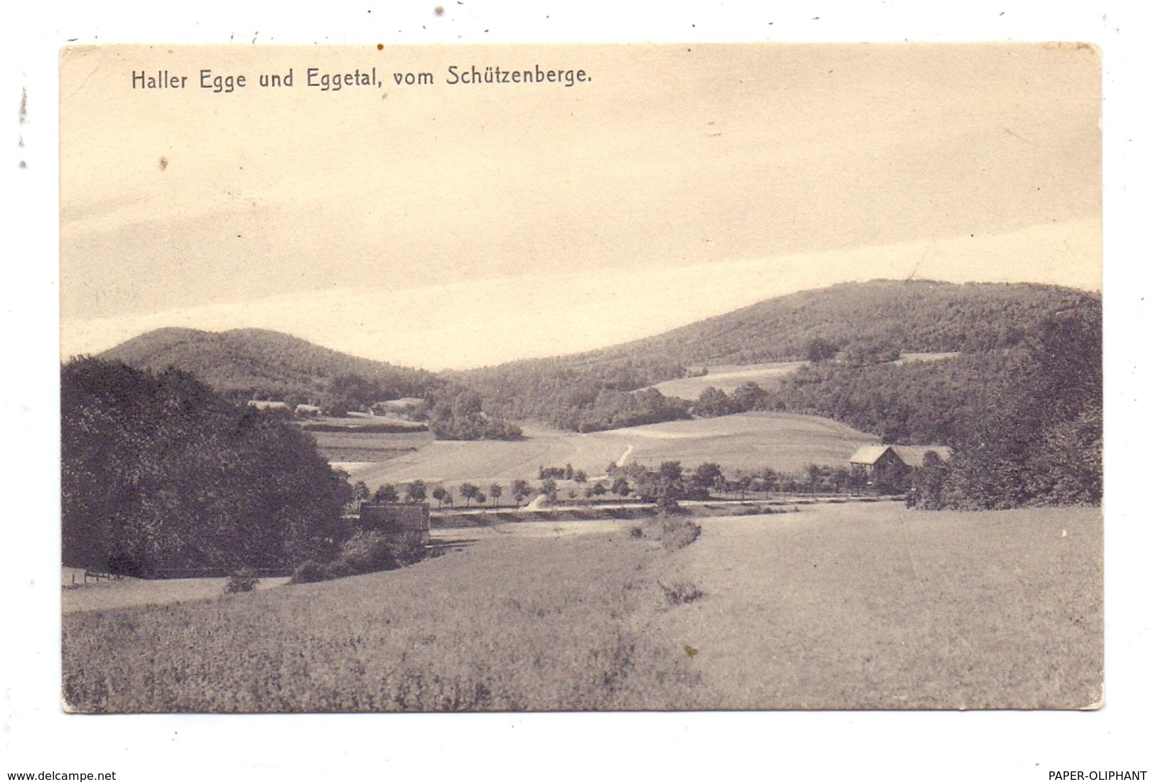 4802 HALLE, Haller Egge Und Eggetal Vom Schützenberg Gesehen - Halle I. Westf.