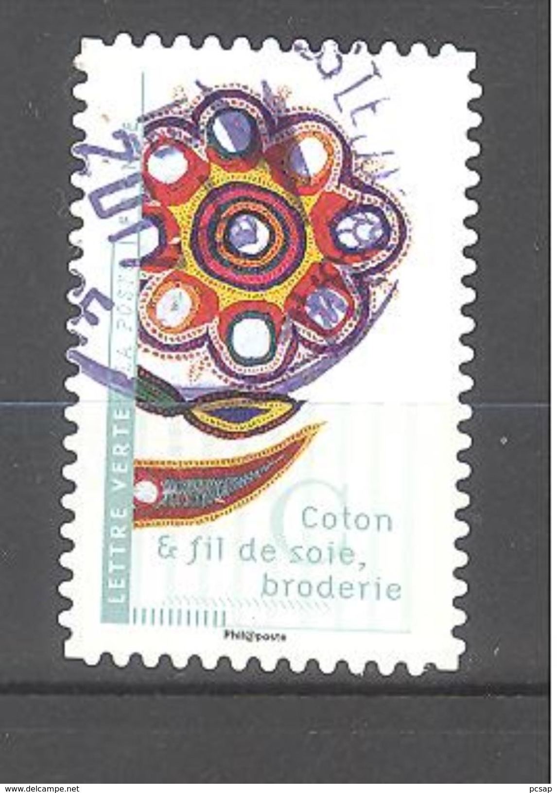 France Autoadhésif Oblitéré N°1421 (Fleurs Et Métiers D'art) (cachet Rond) - Oblitérés