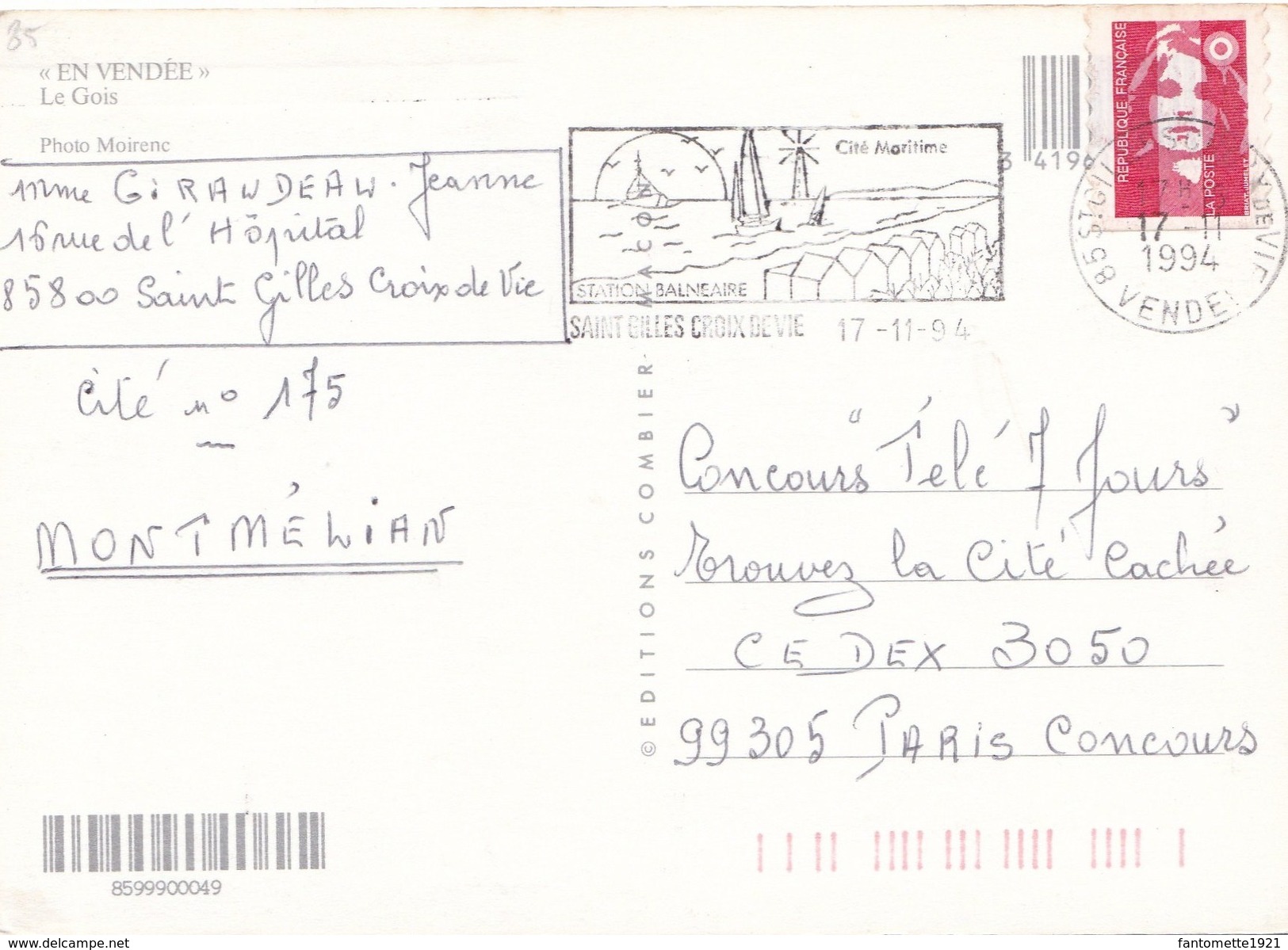 ILE DE NOIRMOUTIER LE GOIS (dil316) - Ile De Noirmoutier