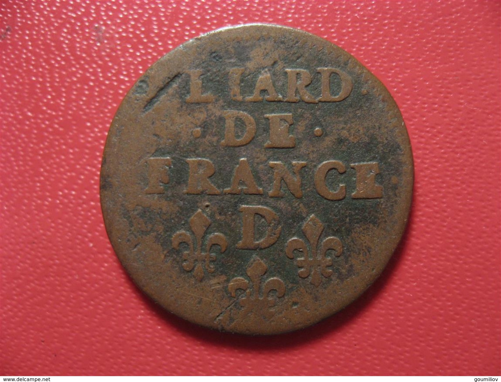 Liard De France Louis XIV 1655 D Lyon 5430 - 1643-1715 Louis XIV Le Grand