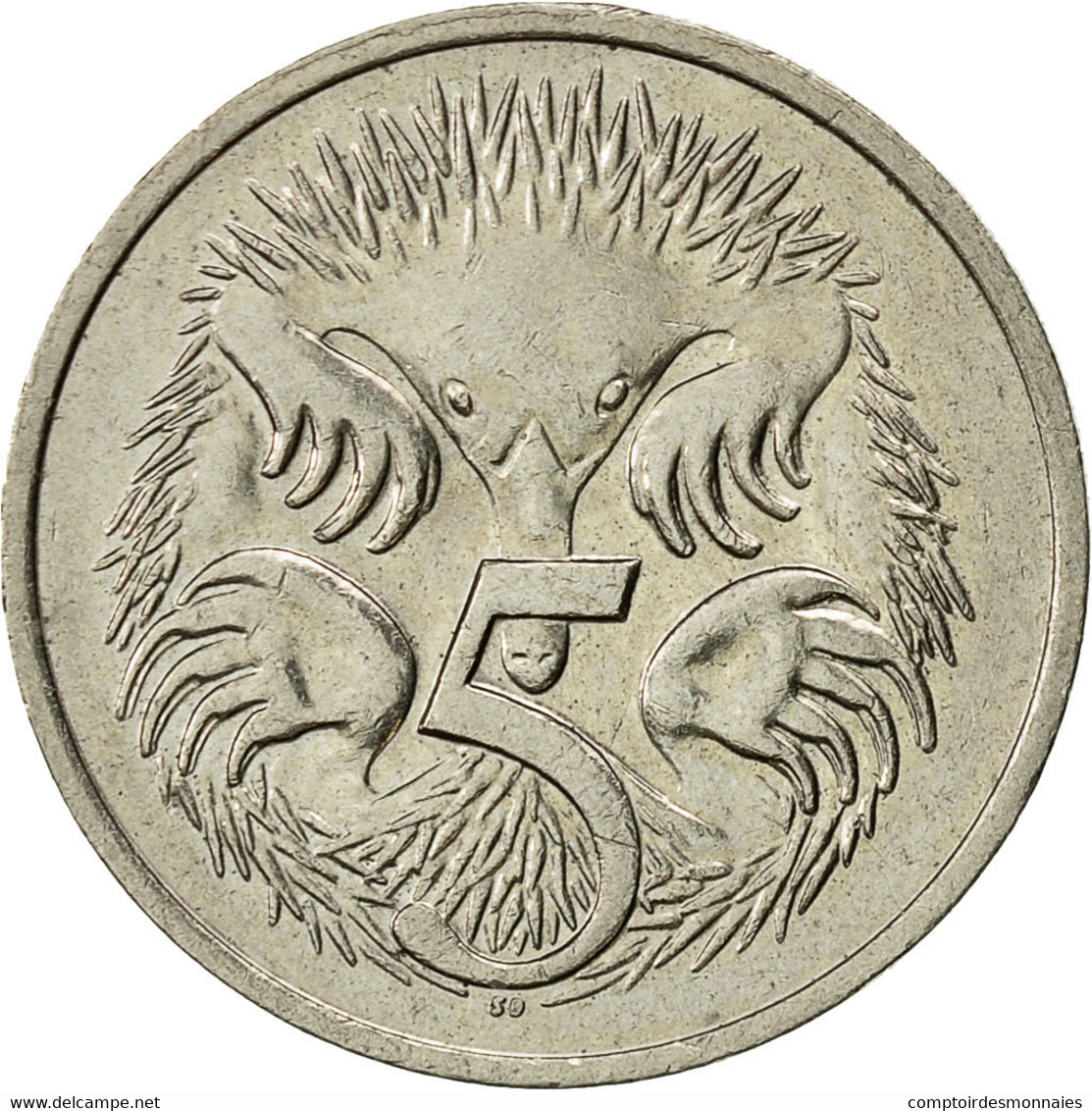 Monnaie, Australie, Elizabeth II, 5 Cents, 1976, TTB+, Copper-nickel, KM:64 - 5 Cents