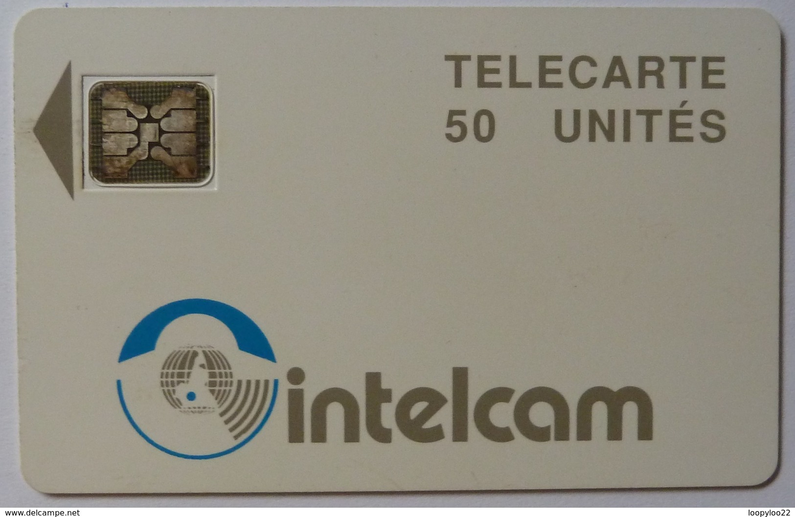 CAMEROON - Chip - Schlumberger - 50 Units - Intelcam - 21161 - Large Arrow - Used - Cameroon