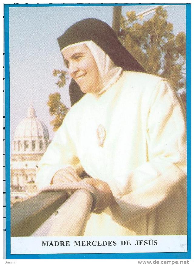 Holycard     Madre Mercedes De Jesus - Devotion Images