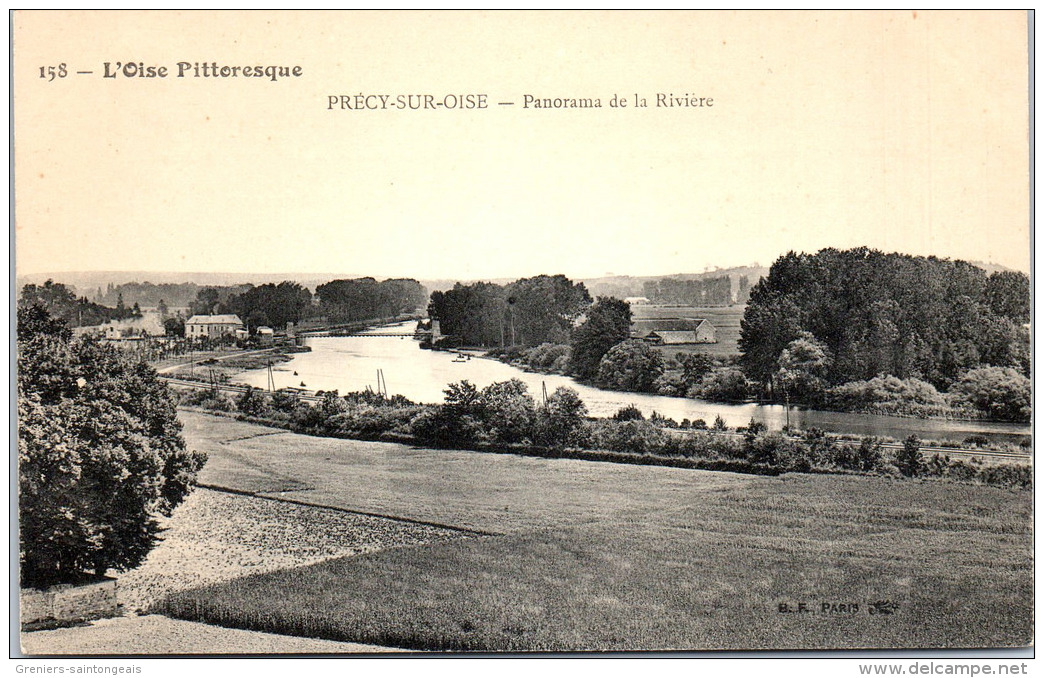 60 PRECY SUR OISE - Panorama De La Rivière - Précy-sur-Oise