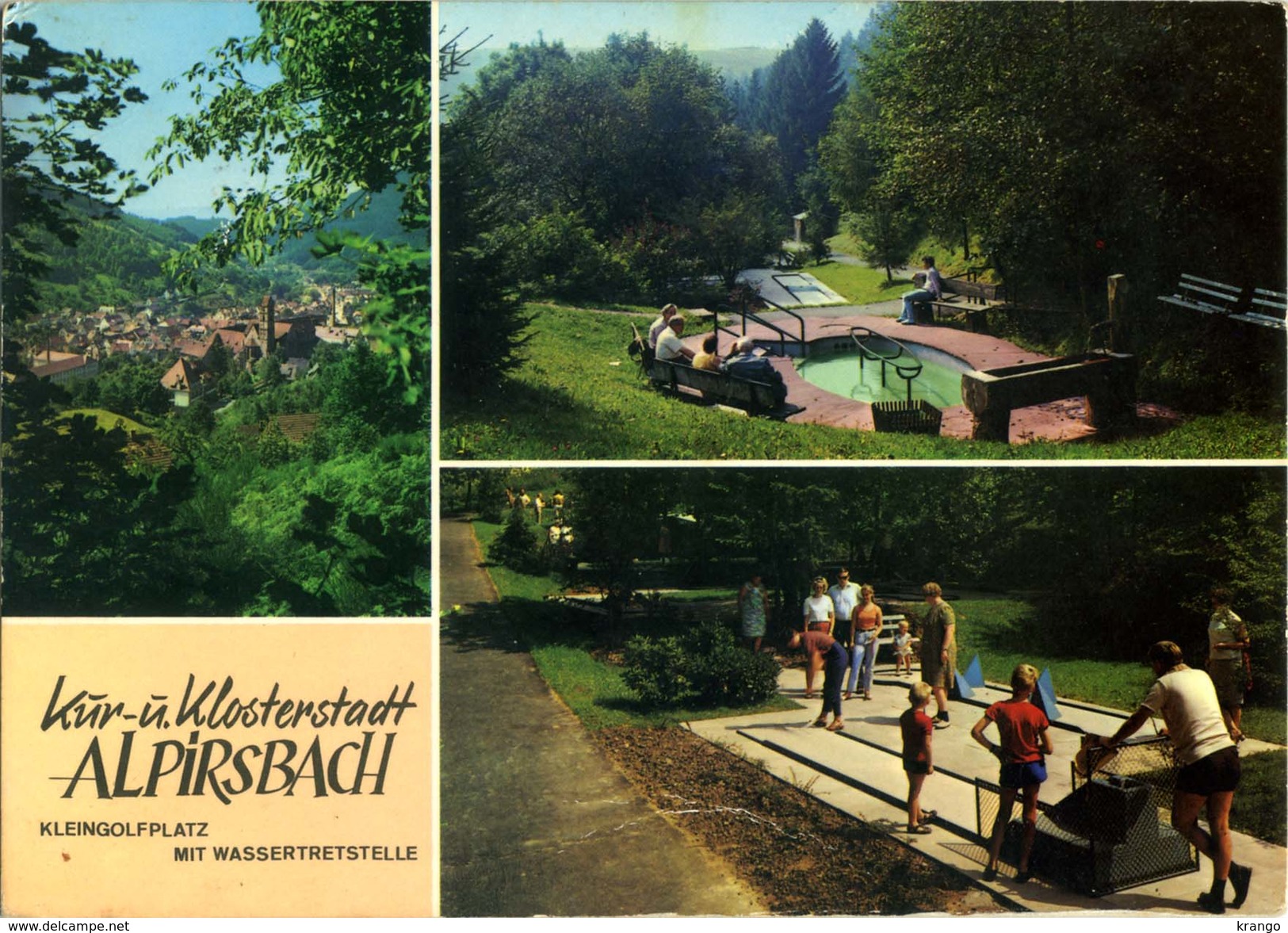 Deutschland - Kur Und Klosterstadt Alpirsbach - Kleingolfplatz Mit Wassertretstelle - 1970. - Alpirsbach