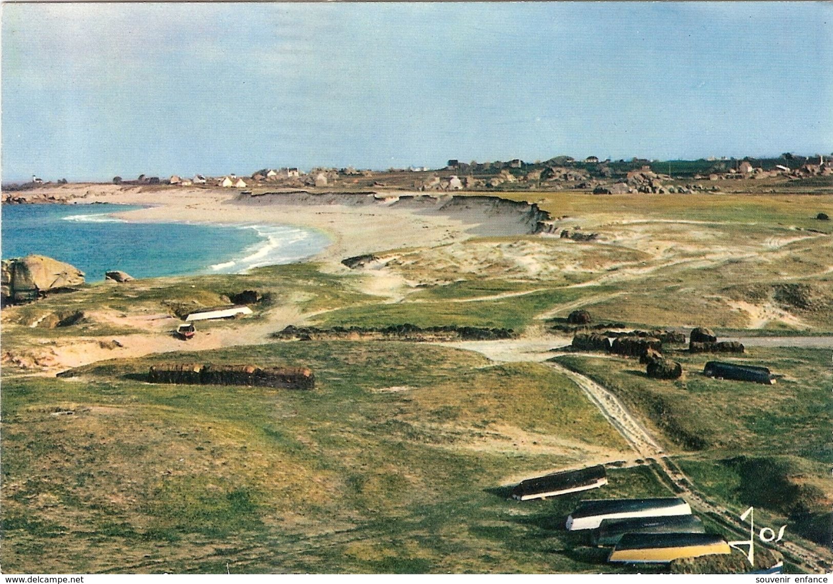 CP Kerlouan Les Dunes De Menez Ham Vue Vers Brignogan 29 Finistère - Kerlouan