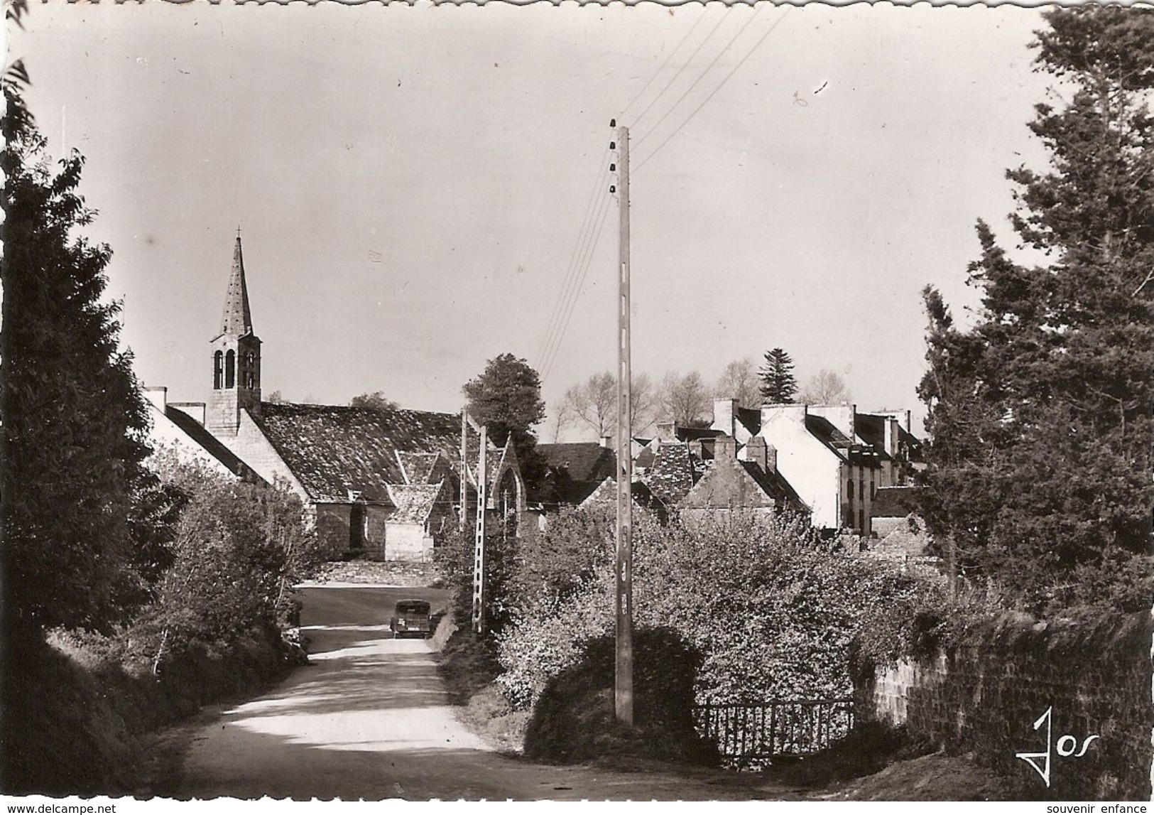 CP Ergue Gaberic L'Entrée Du Bourg Route De Quimper 29 Finistère - Ergué-Gabéric