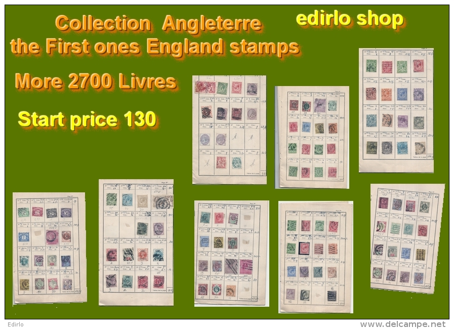 England So Nice Collection First Ones Stamps - First Choice - So Complete - Victoria / Edouard - - Collections