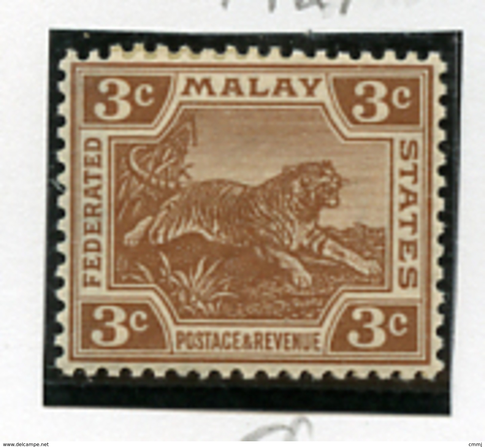 1922 - FEDERATED MALAY STATES - Mi. Nr.  56 - NH -  (UP.70.8) - Federated Malay States