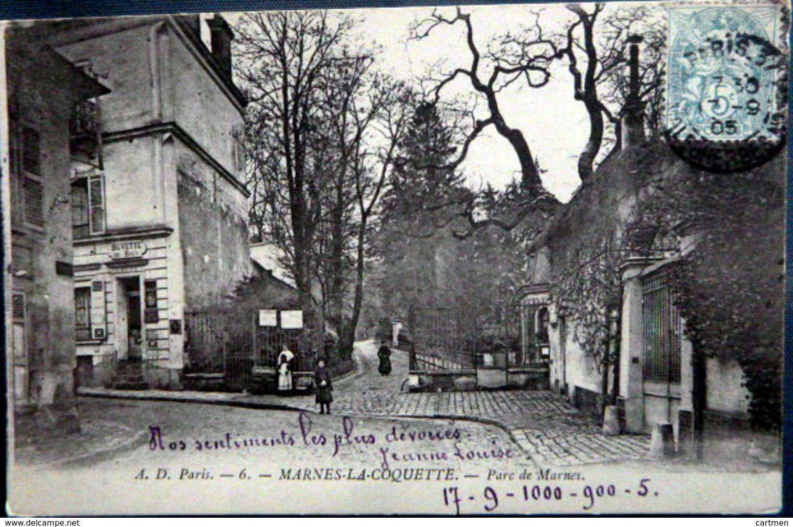 92 MARNES LA COQUETTE PARC DE MARNE  BAR BUVETTE DU BOIS - Autres & Non Classés