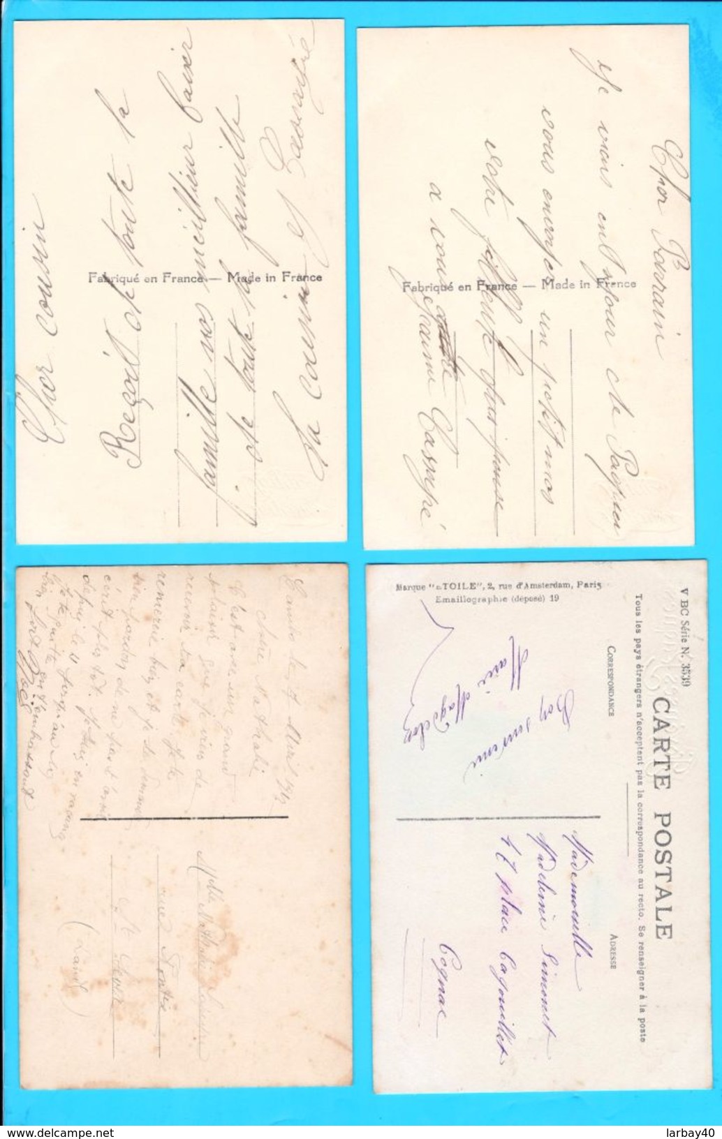 Lot De 12 Cpa Carte Postale Ancienne - Paques - Ostern