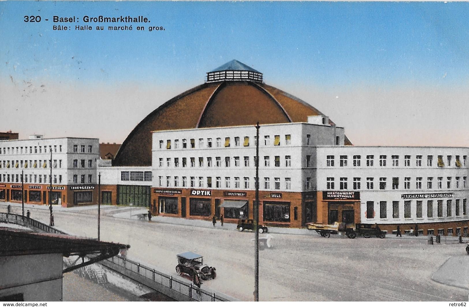 BASEL → Grossmarkthalle Mit Oldtimer Anno 1930 - Basel