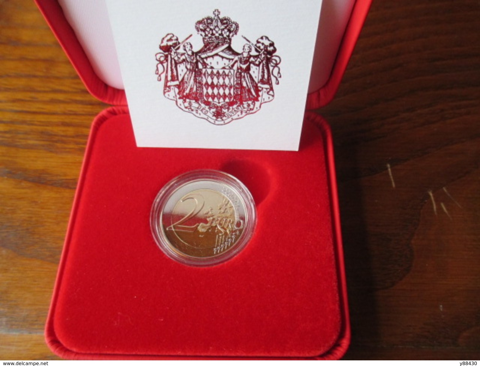 2011 - MONACO - MARIAGE PRINCIER - BU - Pièce De 2 Euros - Sous Coffret écrin Numéroté 54029 - Voir Les 7 Photos - Monaco