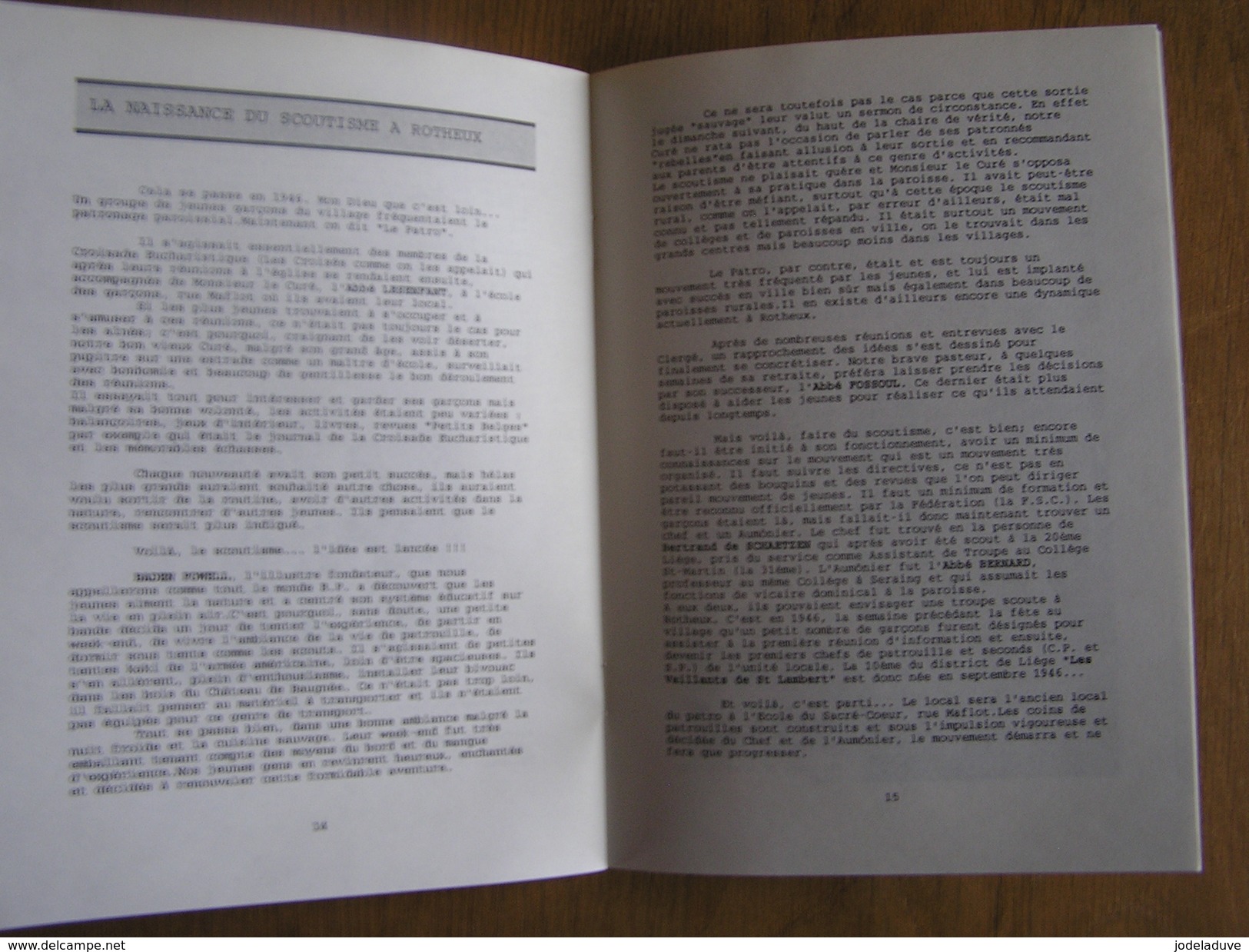 MEMOIRE DE NEUPRE N° 1 Régionalisme Plainevaux Rotheux Neuville Fabrication Manche Outil Scoutisme Scout Rognac Fontaine