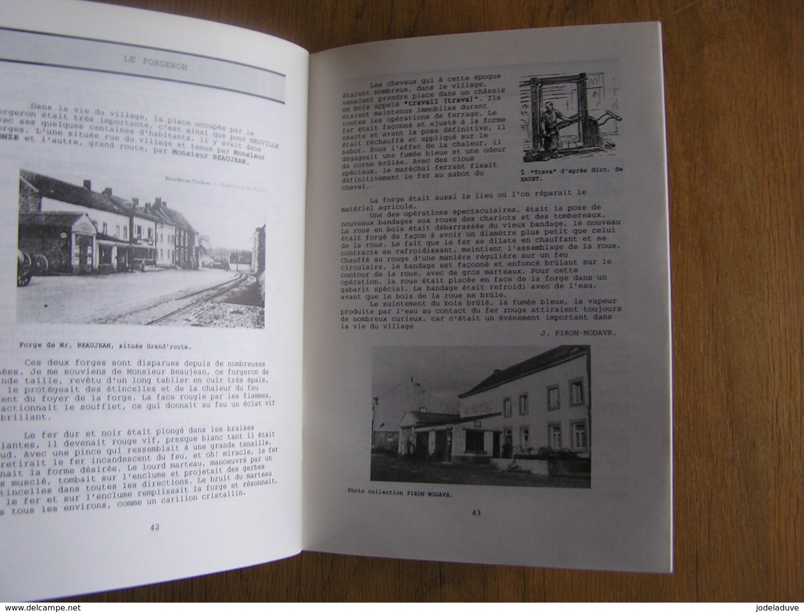 MEMOIRE DE NEUPRE N° 2 Régionalisme Plainevaux Rotheux Neuville Fabrication Manche Outil Forgeron Bonsgnée Seraing Radio