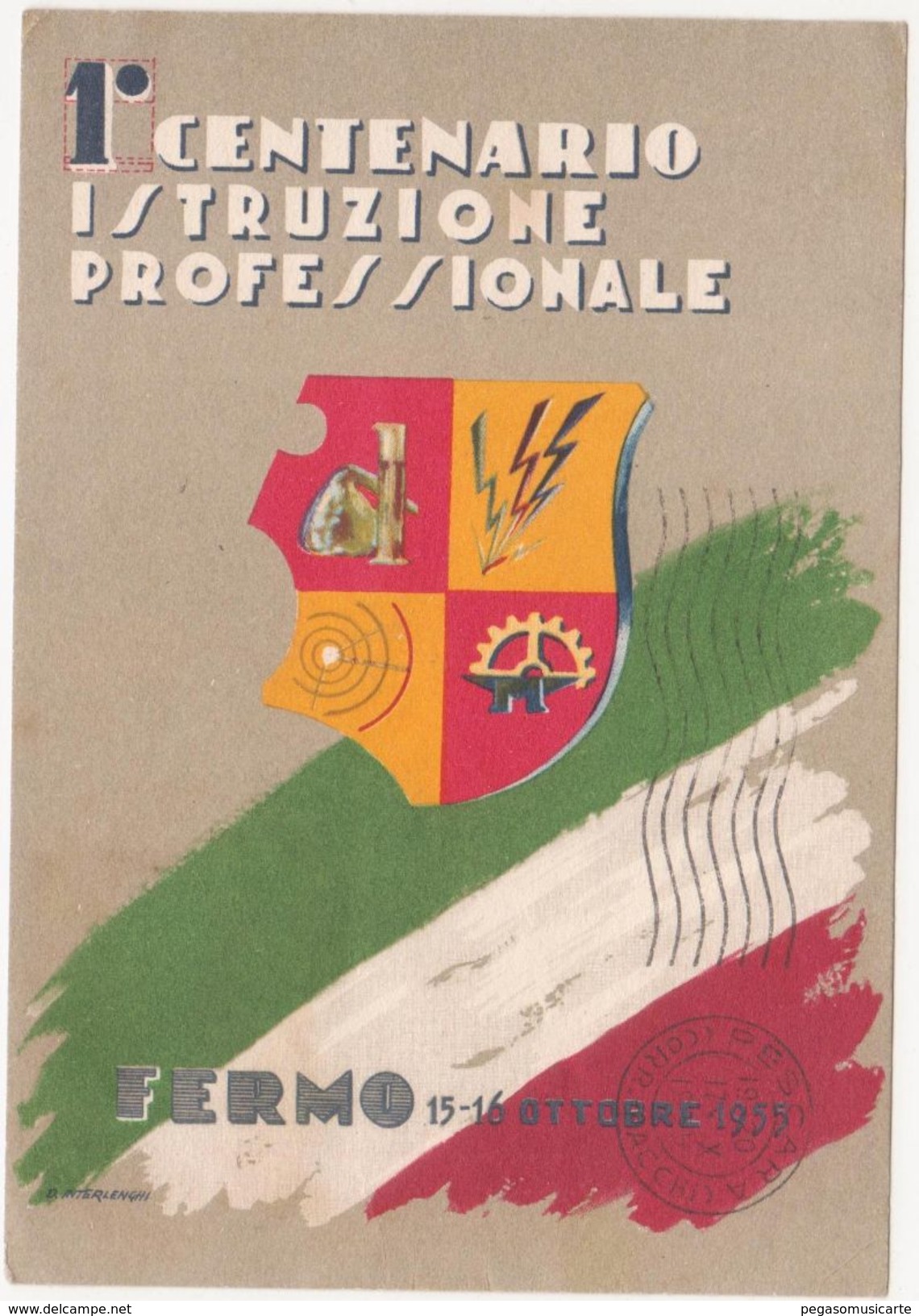 323 - 1° CENTENARIO ISTRUZIONE PROFESSIONALE FERMO OTTOBRE 1959 - Borse E Saloni Del Collezionismo