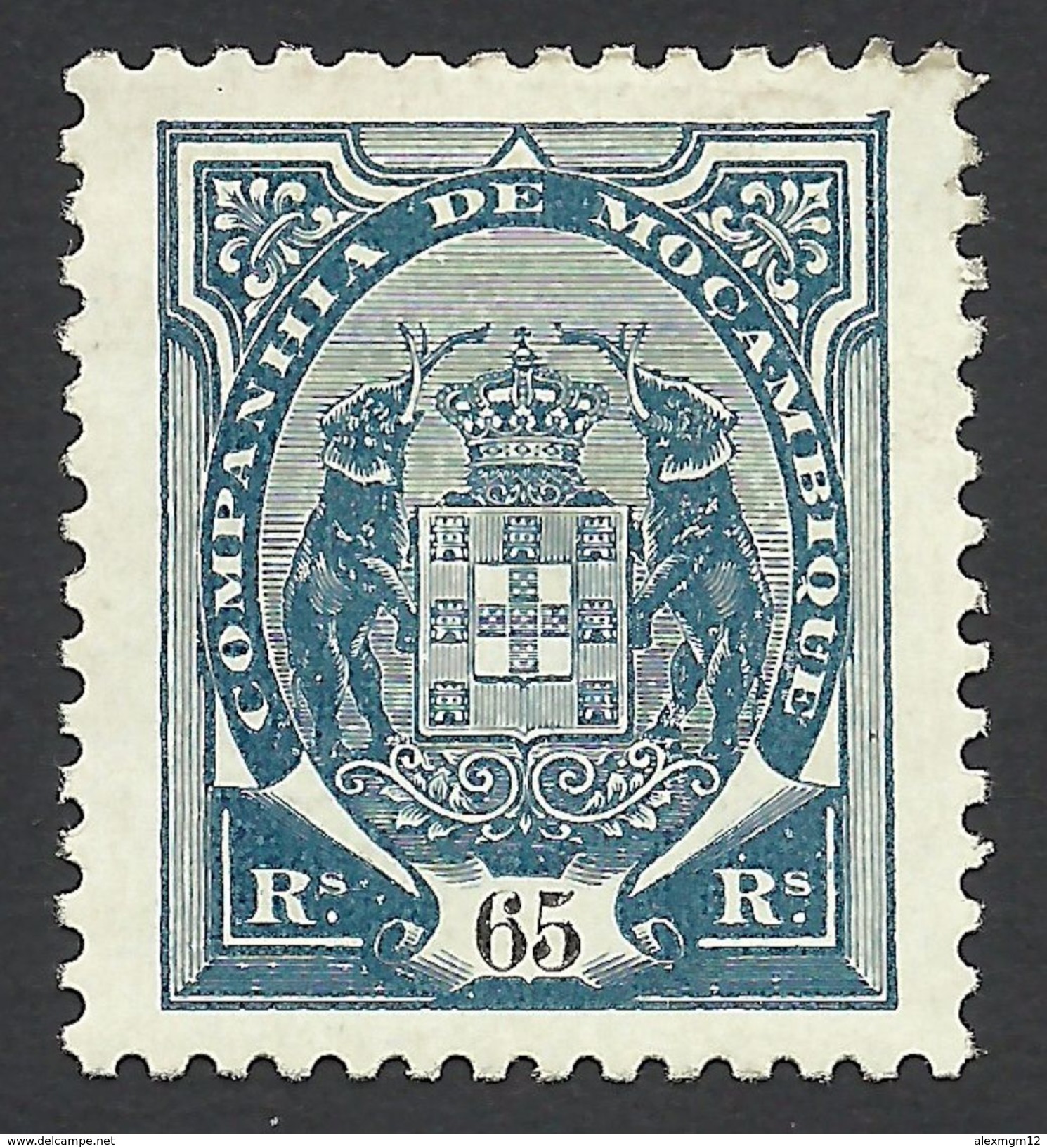 Mozambique Company, 65 R. 1902, Sc # 22, Mi # 44, MH. - Mozambique