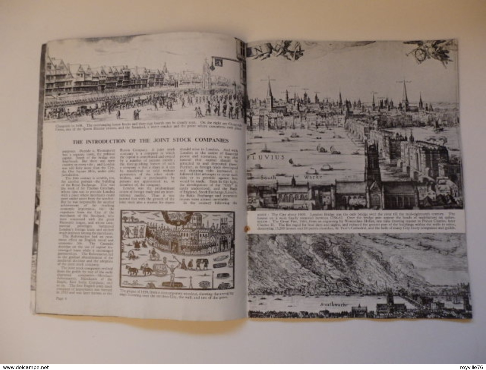 The Pictorial History Of The City Of London By Raymond Smith. 24 Pages. - Europa