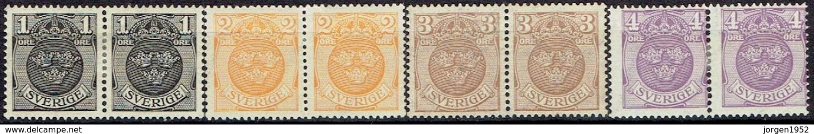 SWEDEN  # FROM 1911-12 STAMPWORLD 64-67* - Neufs