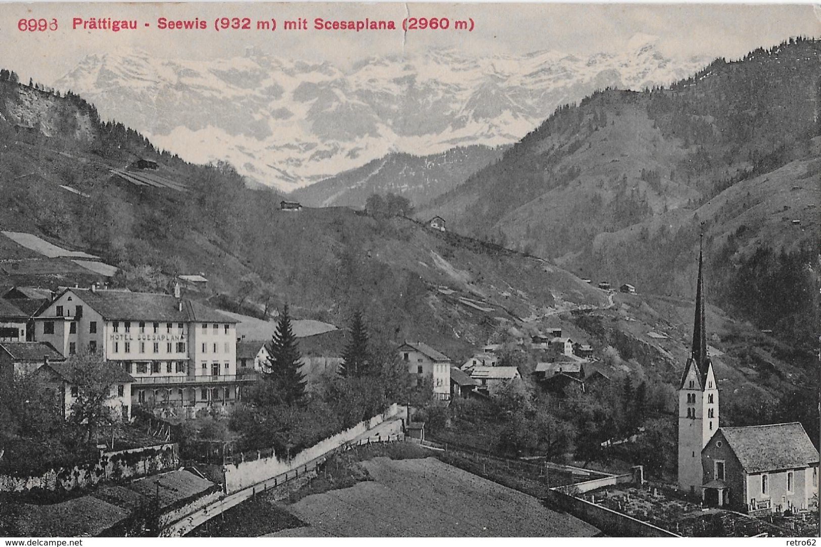 SEEWIS IM PRÄTTIGAU → Mit Hotel Scesaplana Anno 1909 - Seewis Im Prättigau