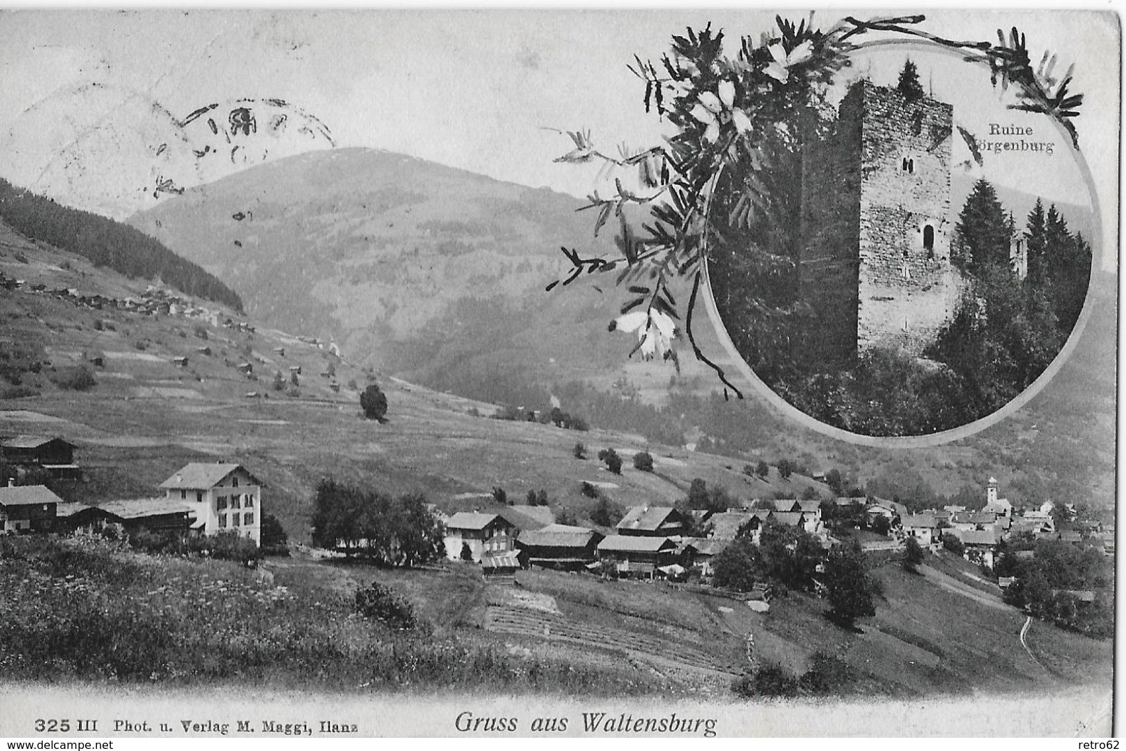 GRUSS AUS WALTENSBURG → Mehrbild-Karte Mit Ruine Jörgenburg Anno 1911  ►RRR◄ - Waltensburg/Vuorz