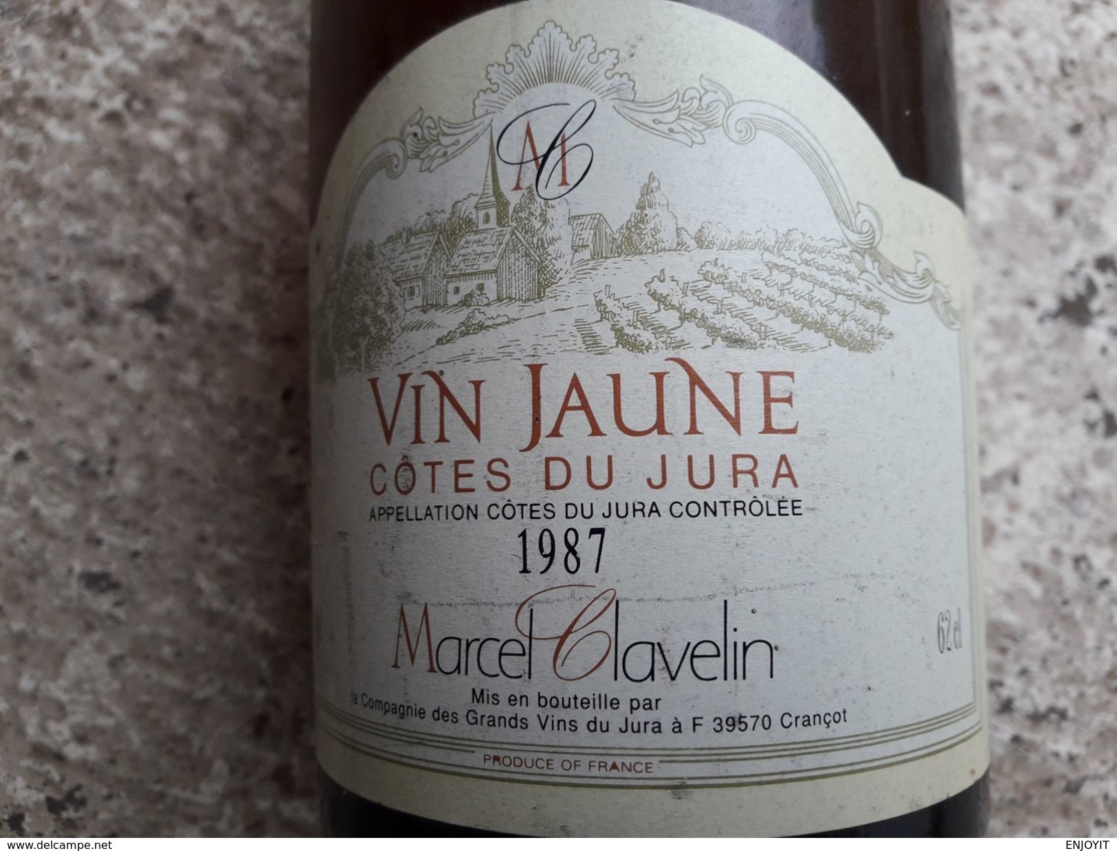 VIN JAUNE COTES DU JURA 1987 - Wine