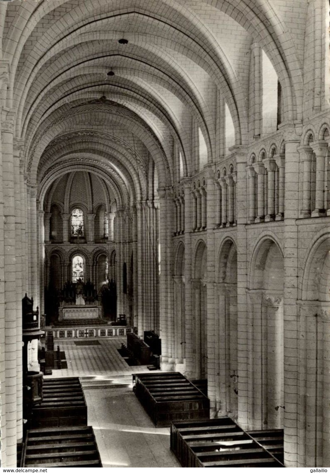 SAINT MARTIN DE BOSCHERVILLE ABBAYE SAINT GEORGES INTERIEUR - Saint-Martin-de-Boscherville