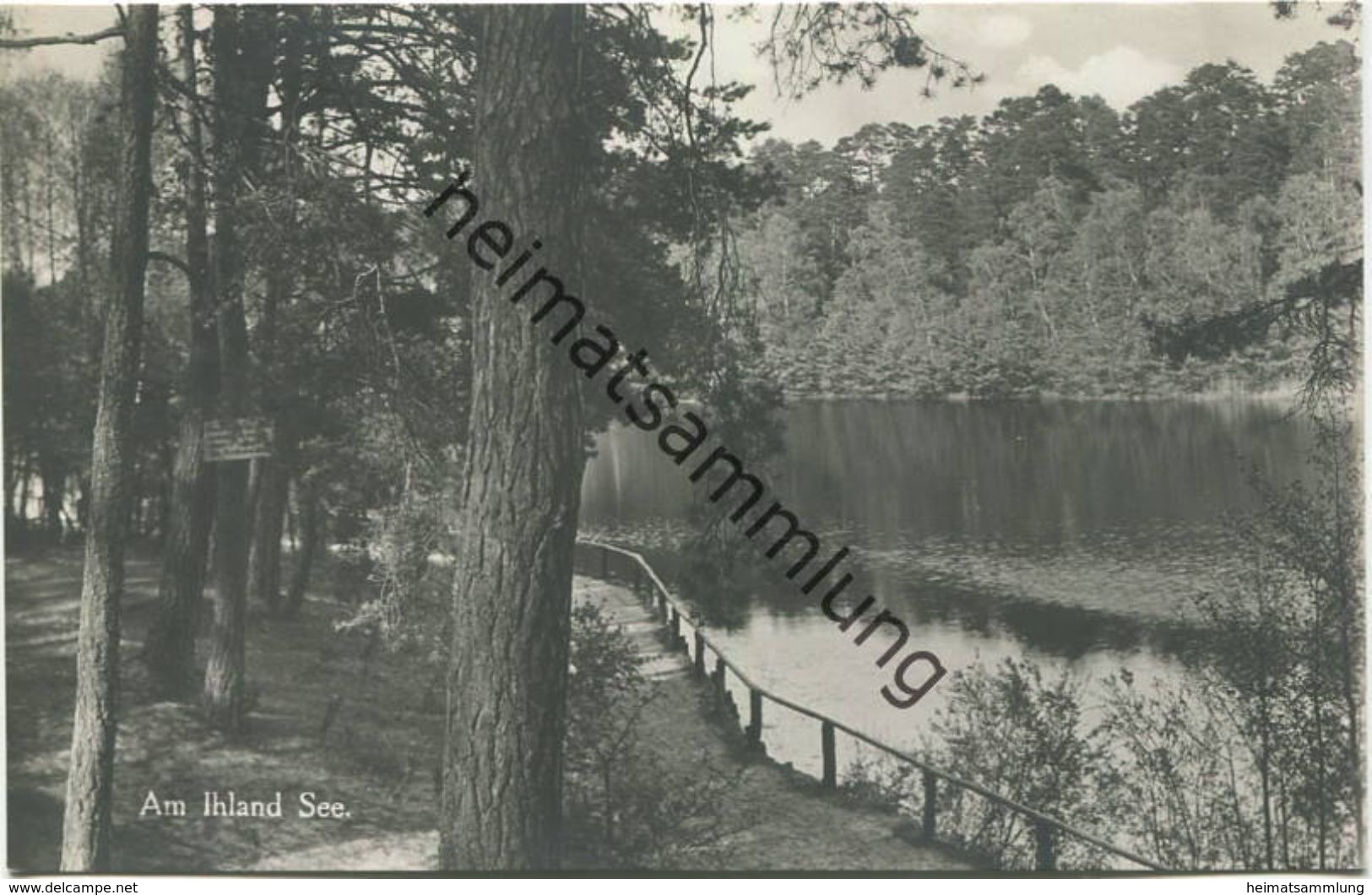 Am Ihlandsee - Foto-AK 30er Jahre - Verlag J. Goldiner Berlin - Strausberg