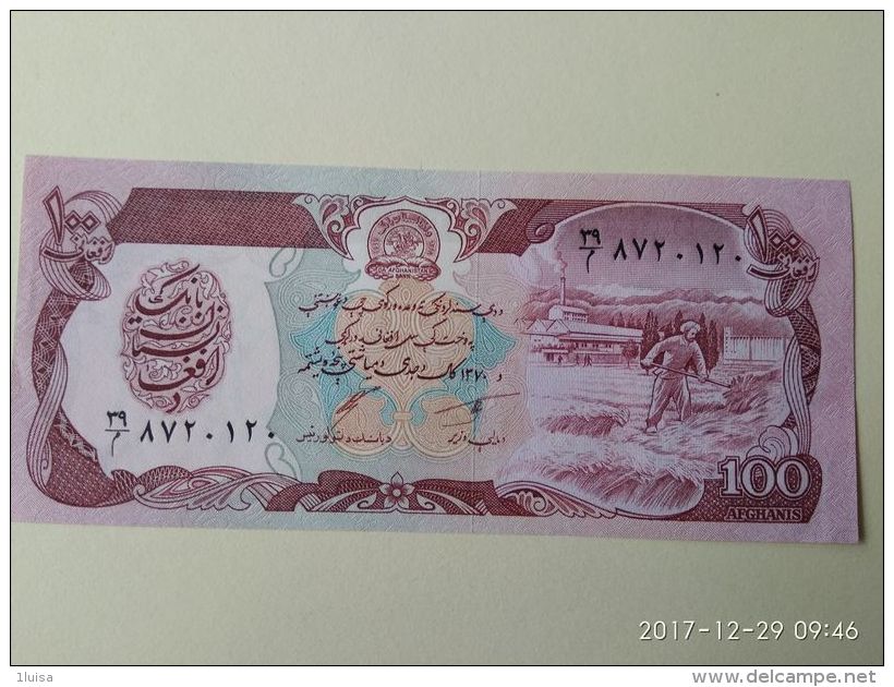 100 Afgani 1979 - Afghanistan