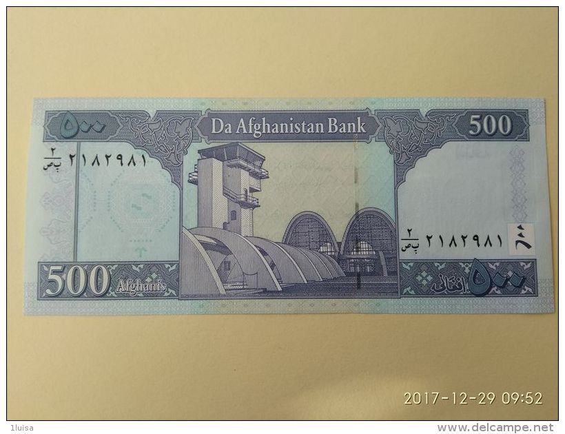 500 Afgani 2010 - Afghanistan