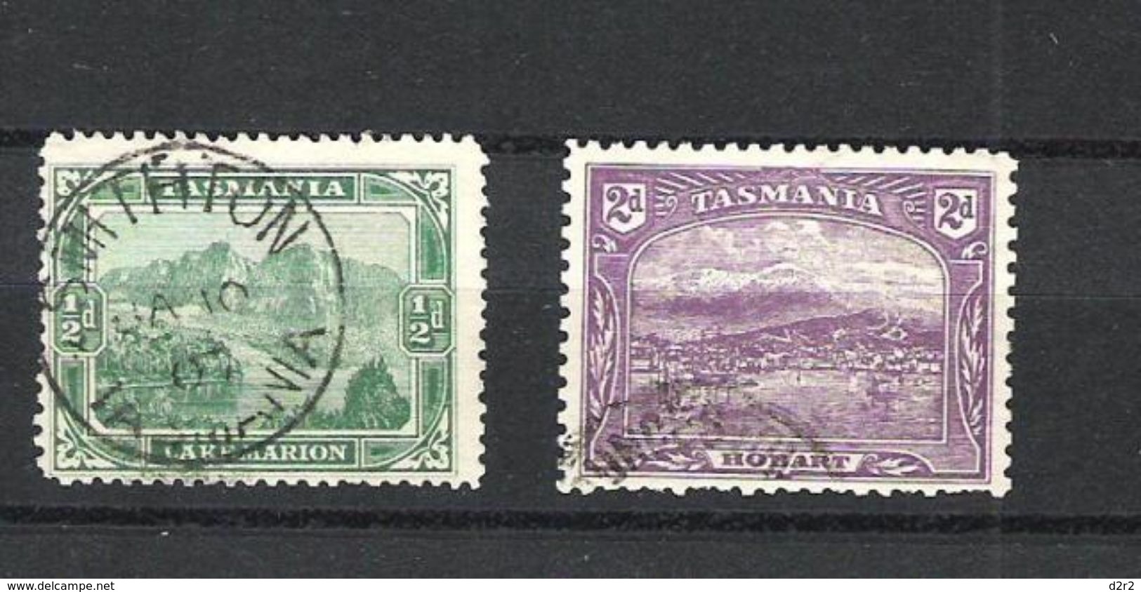 TASMANIE - 2 ANCIEN TIMBRE - V/IMAGE - Oceania (Other)