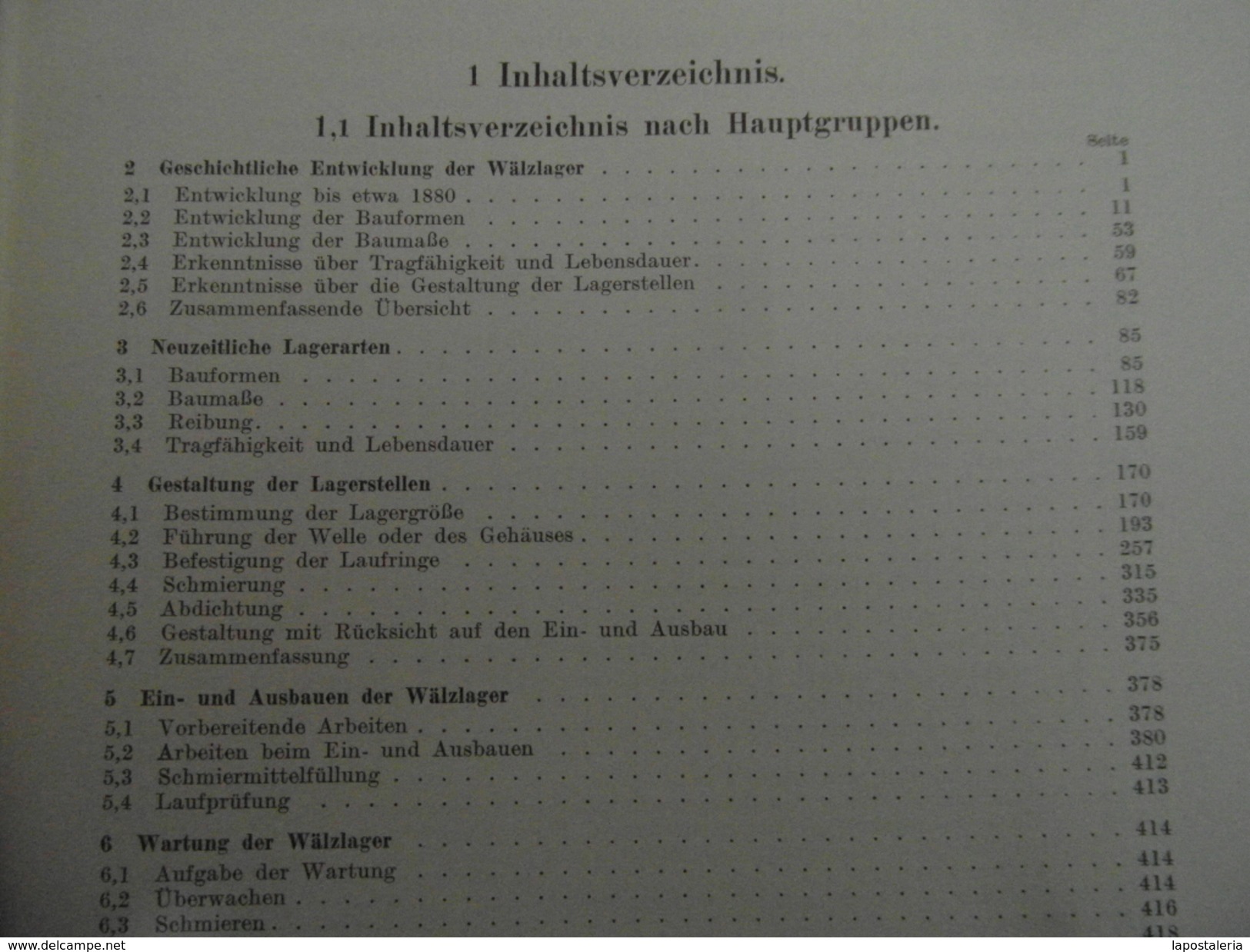 *W. Jürgensmeyer - Die Wälzlager* Mit 498 Seiten. Verlag Von Julius Springer. Berlin 1937. - Otros & Sin Clasificación