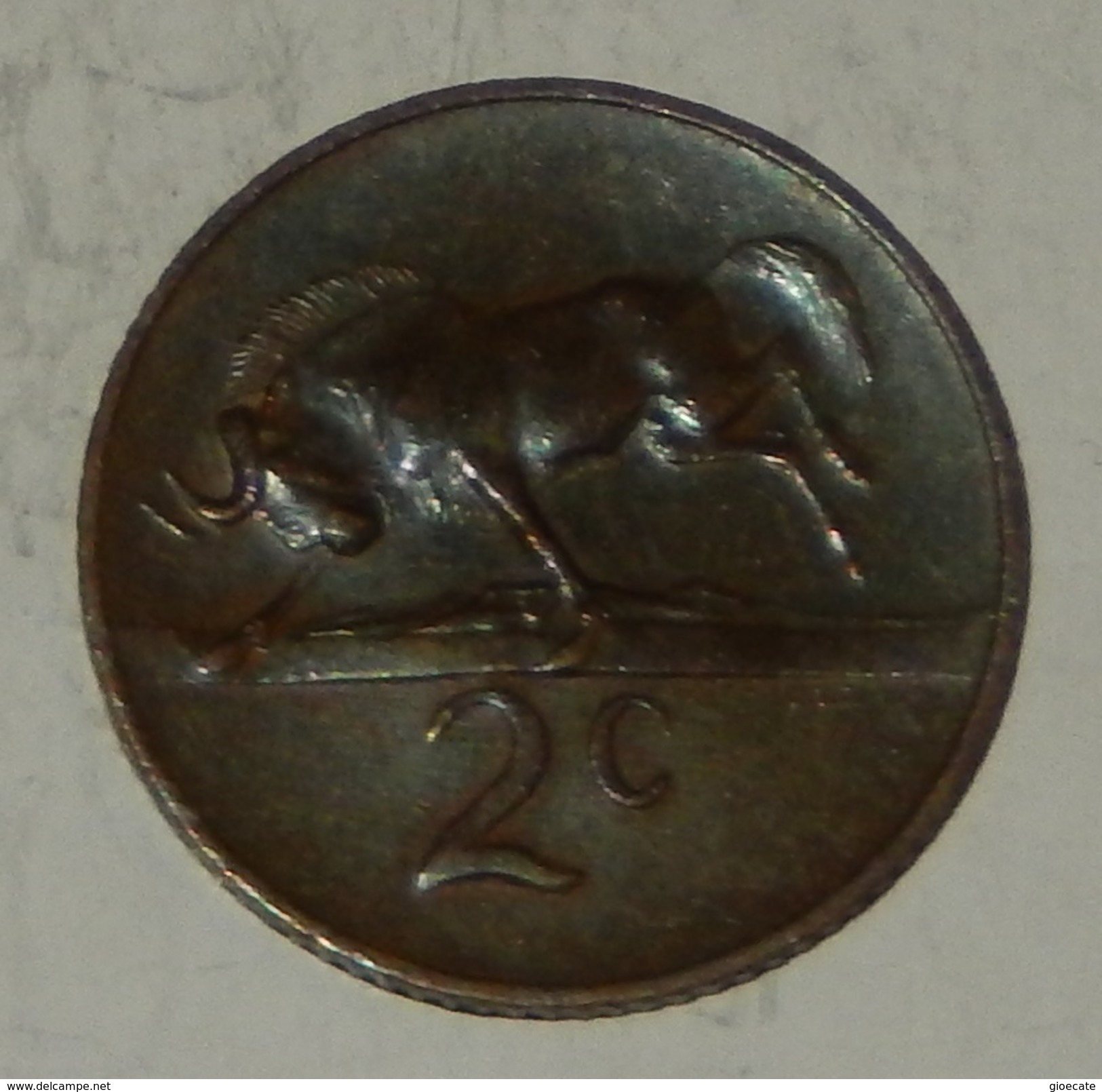 SUID AFRICA – 2 CENT – 1967 – (43) - Sudáfrica