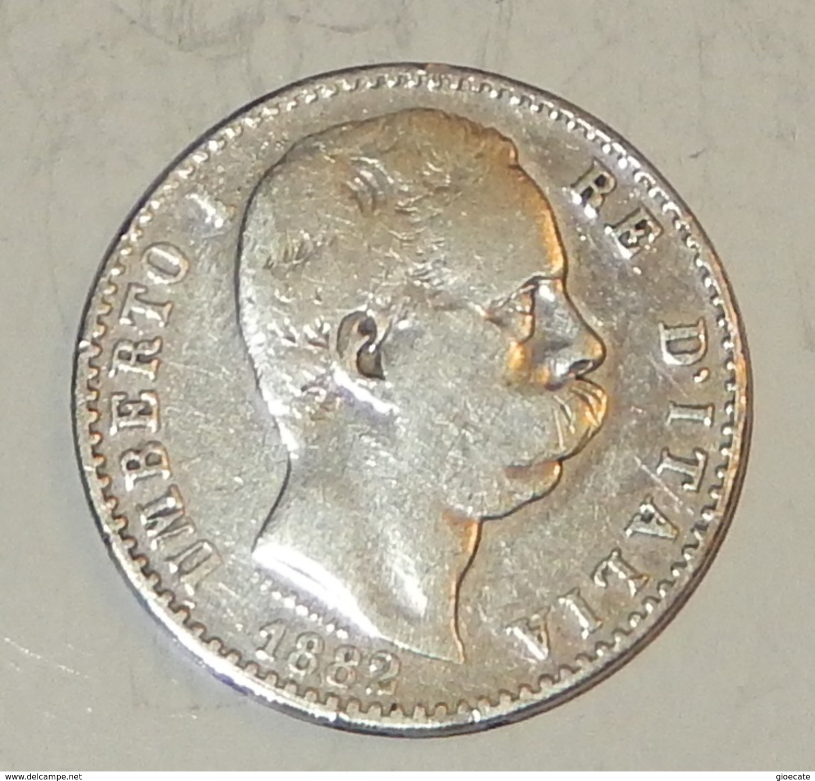 ITALIA – UMBERTO I – 2 LIRE – SILVER – 1882 – (16) - 1878-1900 : Umberto I