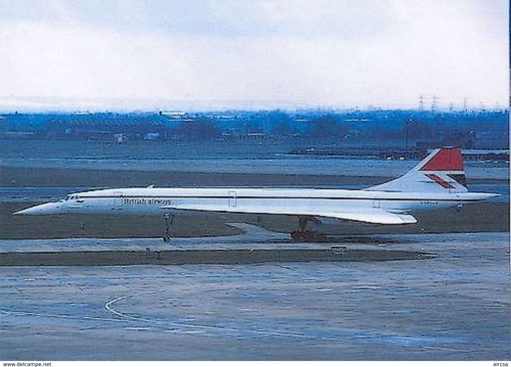 Aviation Postcard-169 BRITISH AIRWAYS Concorde G-N94AB - 1946-....: Era Moderna